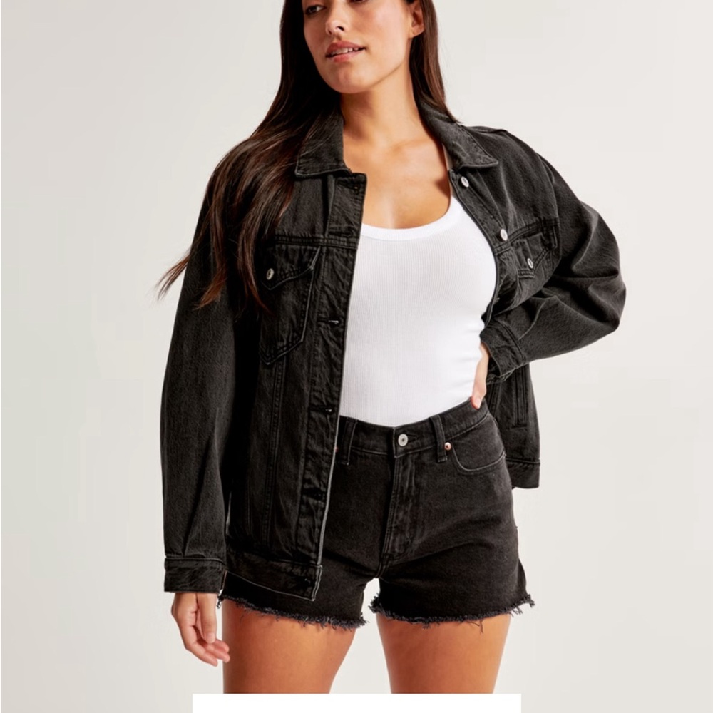 Curve Love High Rise Mom Short 28/6 Black